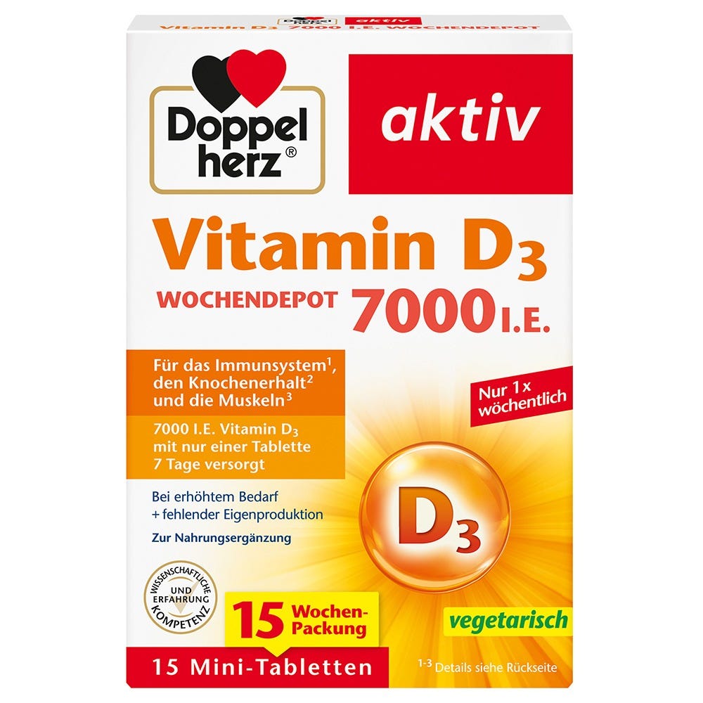 Doppelherz Vitamin D 7000 I.E. 15 Stück