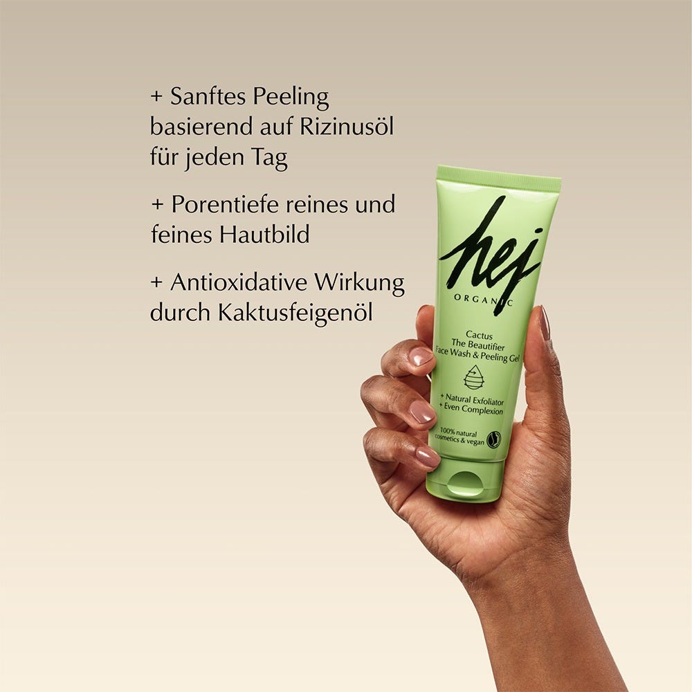 hej ORGANIC CACTUS The Beautifier Peeling 125 ml