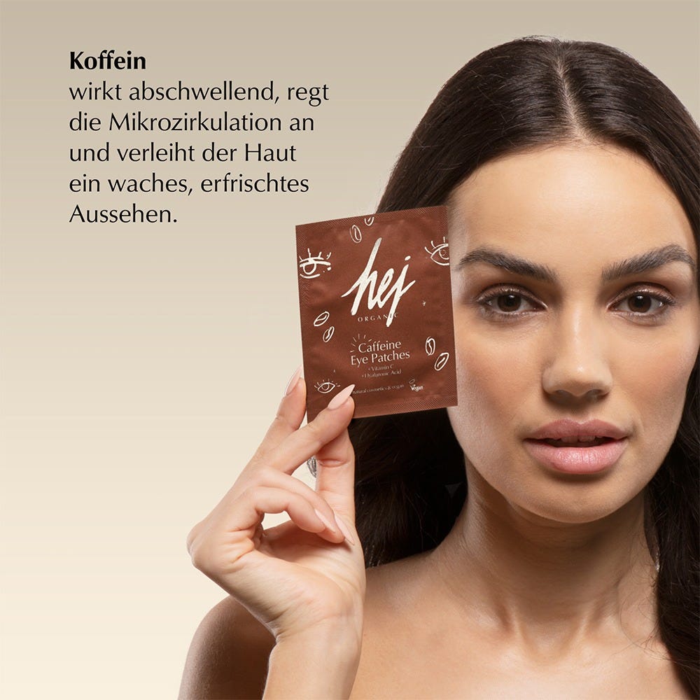 hej ORGANIC Caffeine Eye Patches Koffe 3 ml