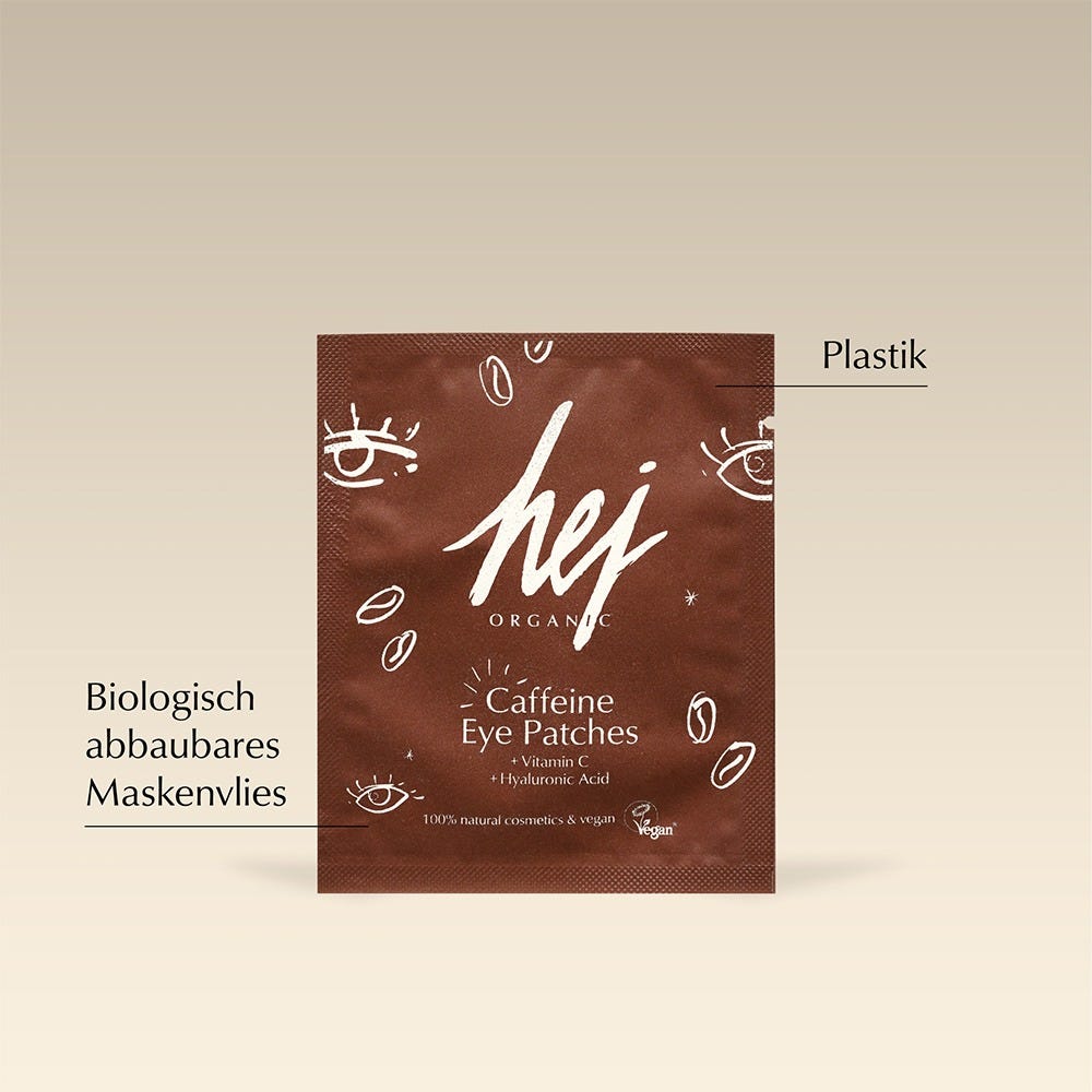 hej ORGANIC Caffeine Eye Patches Koffe 3 ml