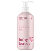Attitude – Clean Beauty Baby Leaves 2in-1 Shampoo & Body Wash Unsce 473 ml