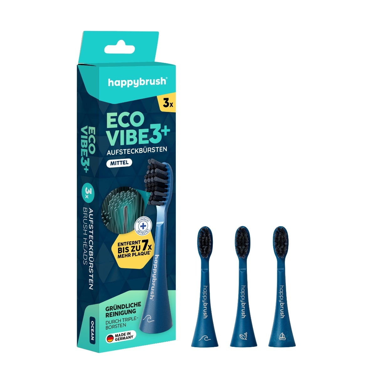 Happybrush Eco V3+ Aurora Aufsteckbürsten