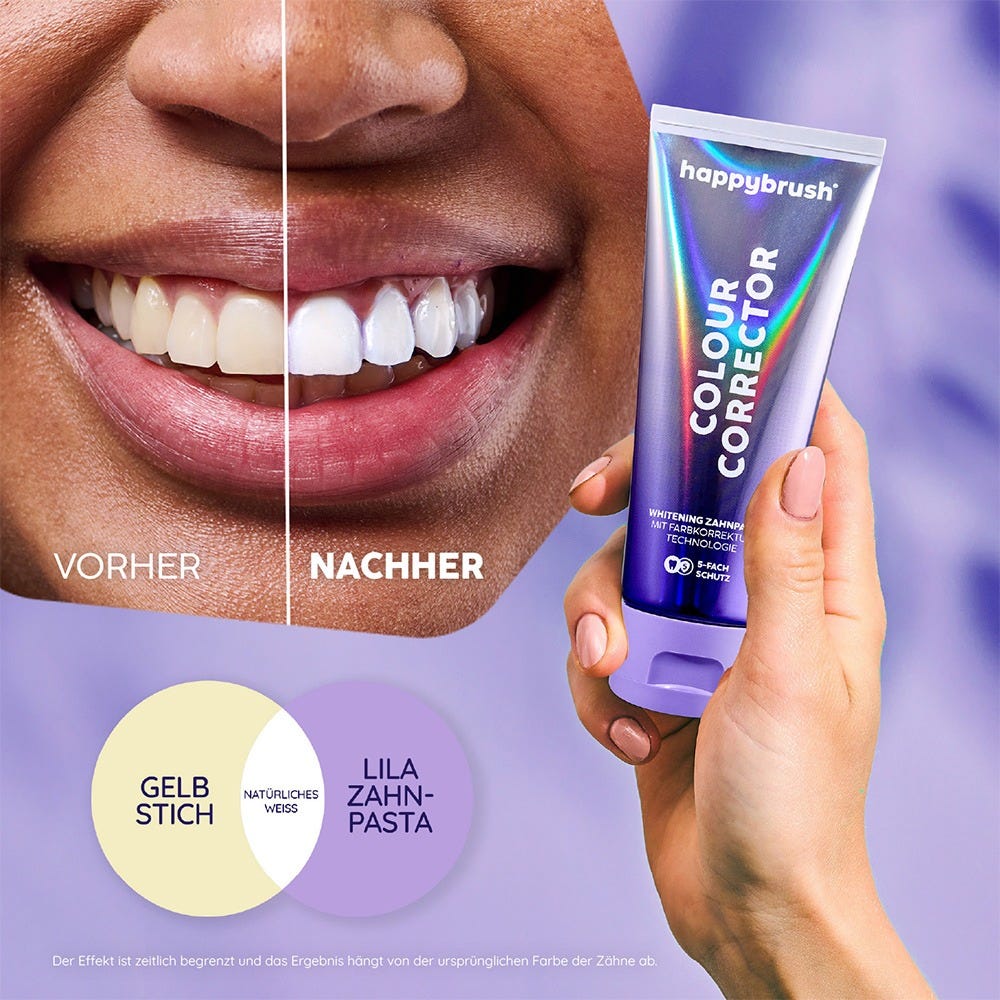 Happybrush Colour Corrector Zahnpasta