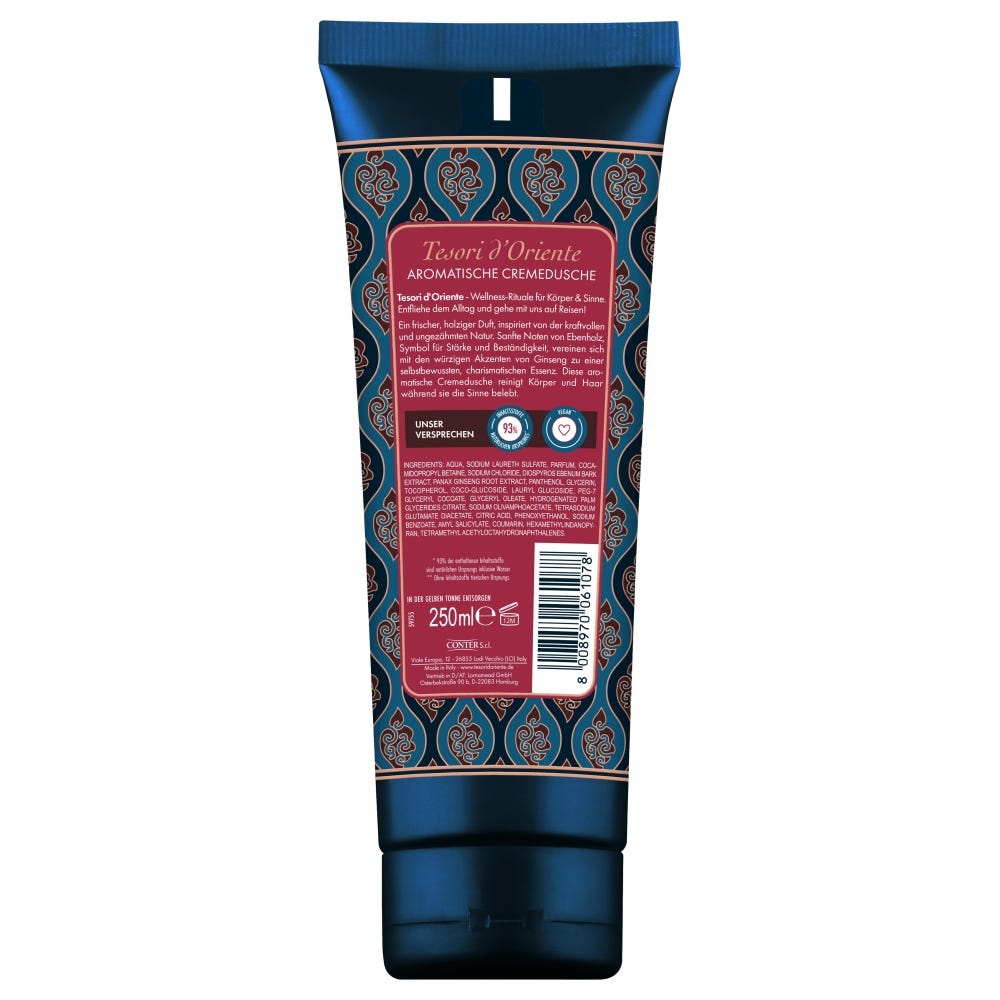 Tesori d'Oriente MEN Duschgel Ebony & Ginseng 250 ml