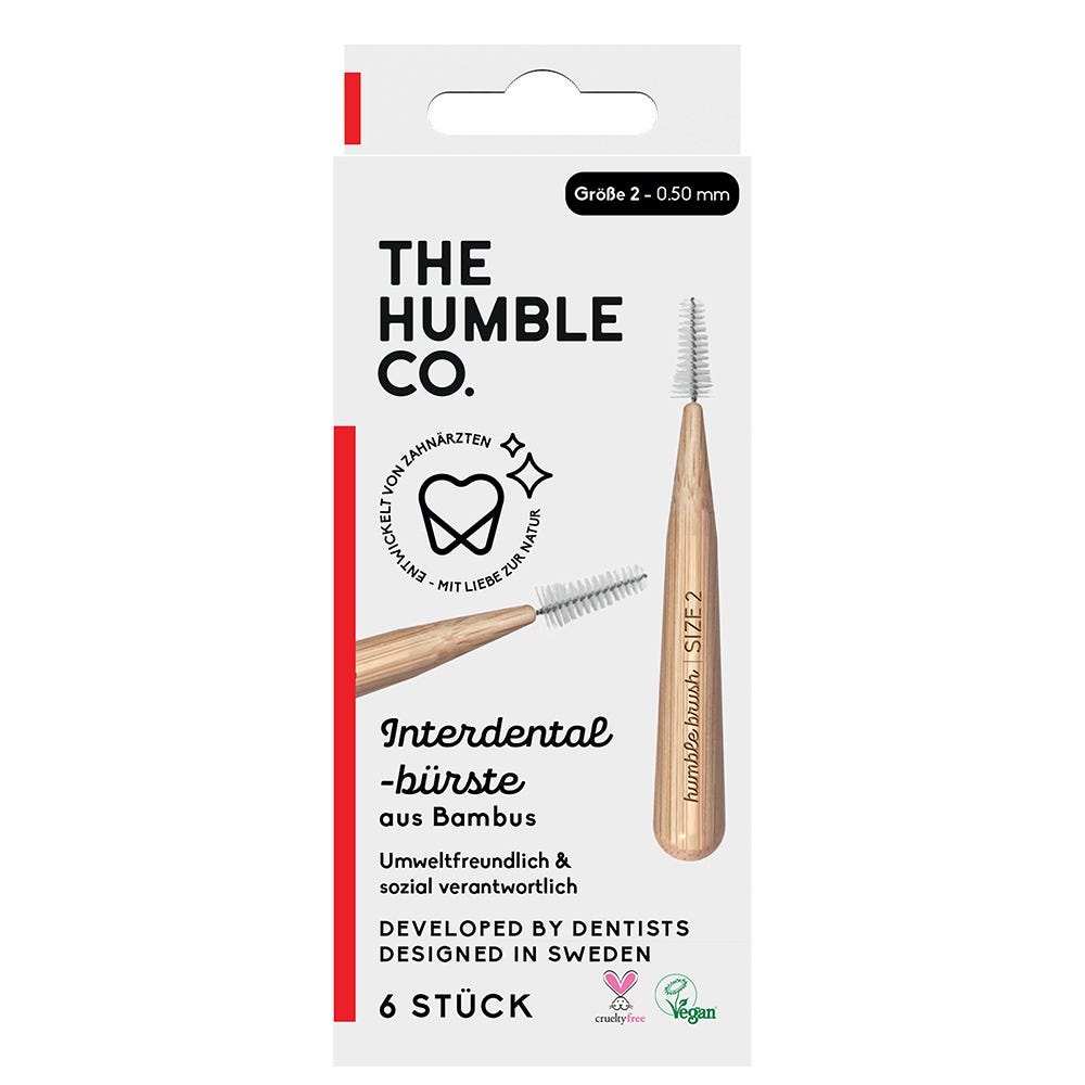The Humble Co. Interdental Bürste  0,50 mm rot 6 Stück 