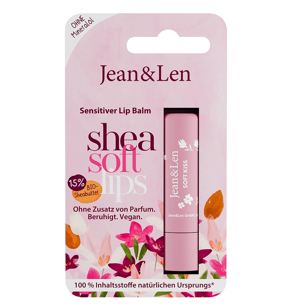 Jean & Len Lip Balm Shea & Mandelöl 4,8 g 