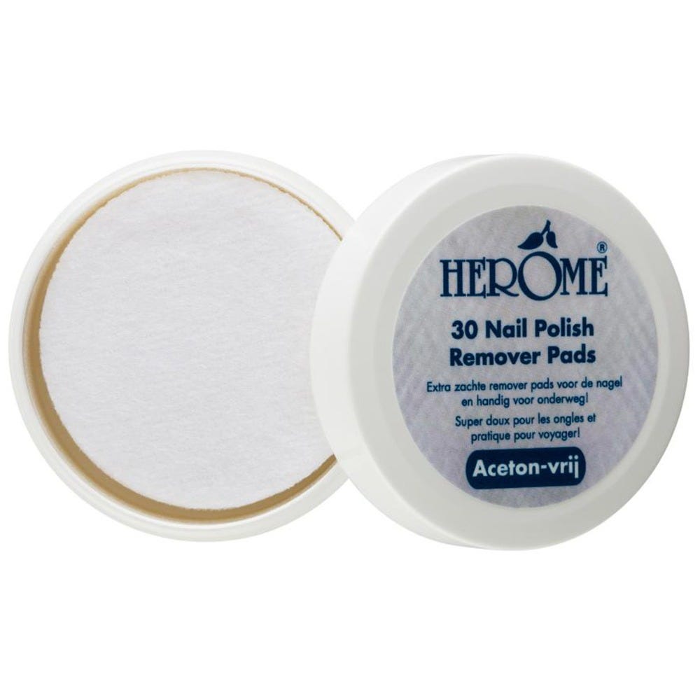 Herome Caring Nail Polish Remover Pads 30 Stück