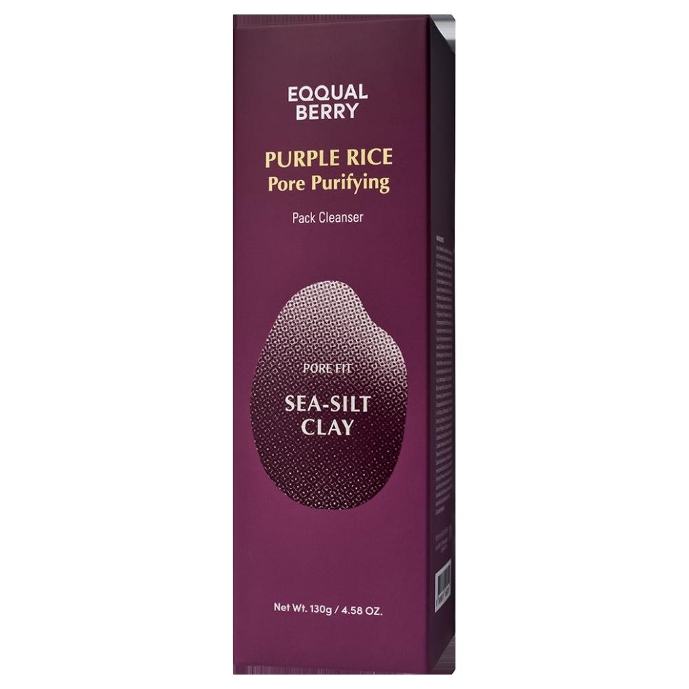 EQQUALBERRY Purple Rice Pore Purifying Pack Cleanser 130 g