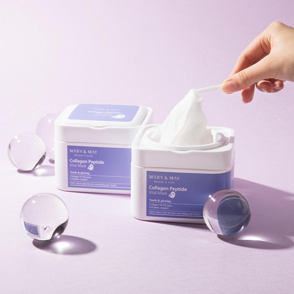 Mary & May Collagen Peptide Vital Mask 30 Stück