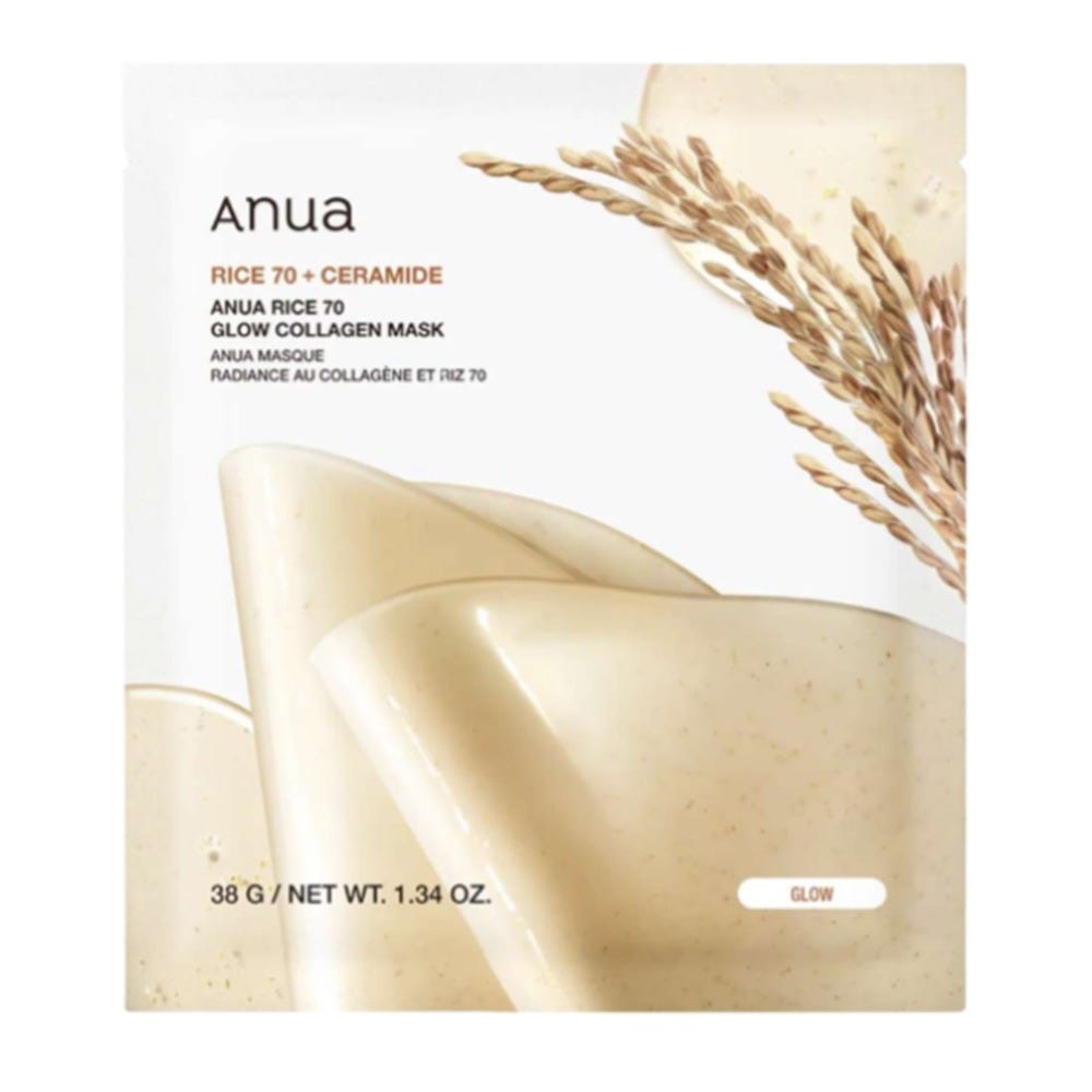 Anua Rice 70 Glow Collagen Mask 1 Stück
