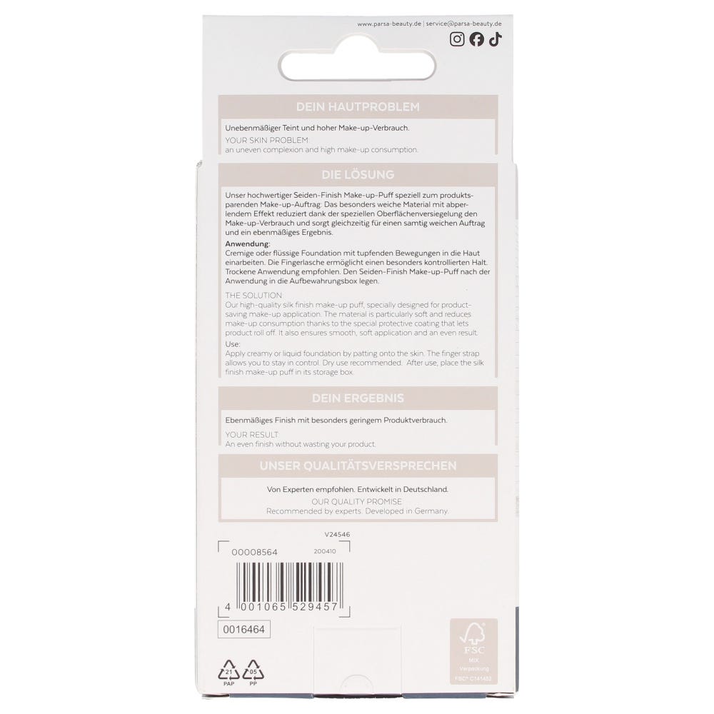 PARSA Beauty Make-Up Saver Puff 2 Stück