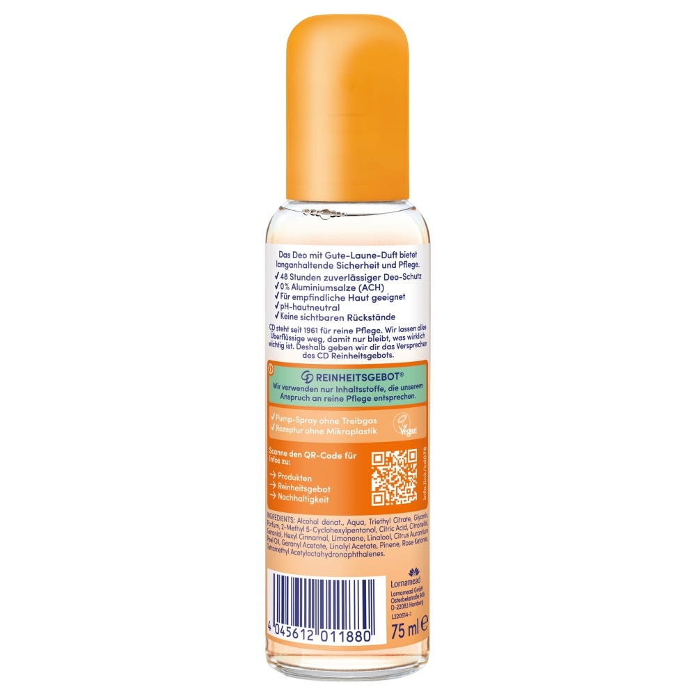 CD Deo Zerstäuber Glücksgefühl 75 ml