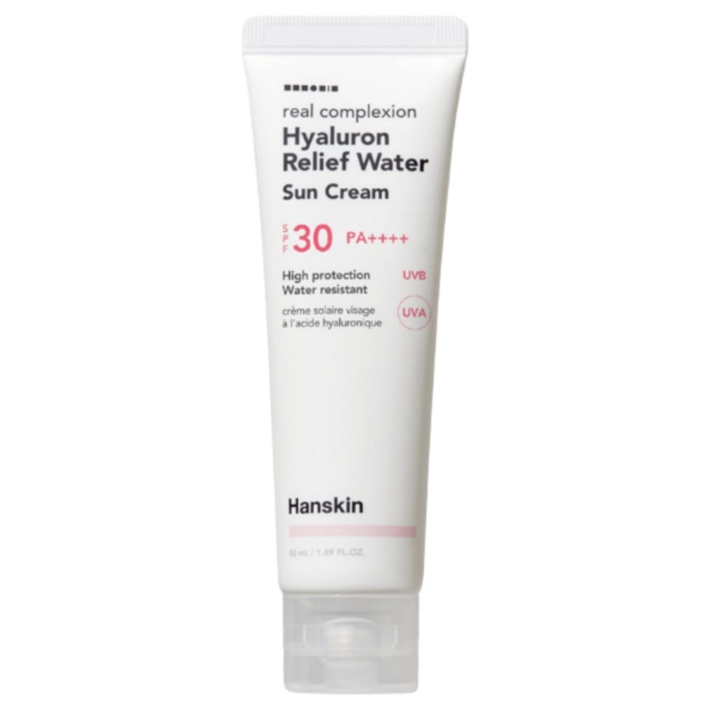 HANSKIN Real Complexion Hyaluron Relief Water Sun Cream SPF30 50 ml