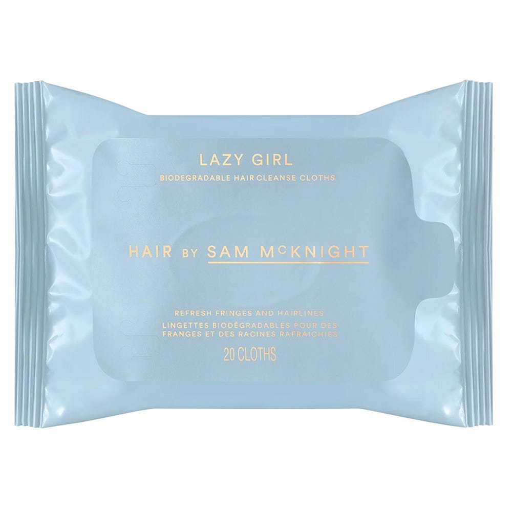 Hair by Sam McKnight Lazy Girl Biodegradable Hair Cleanse Cloths 100 Stück