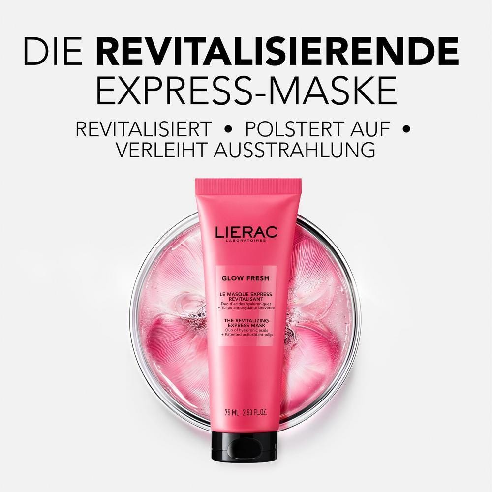 LIERAC Glow Fresh Express Revitalisierende Maske 75 ml