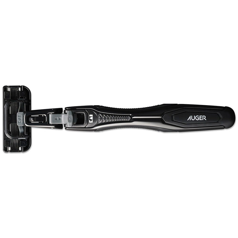 AUGER Systemrasierer mit 6 Ersatzklingen