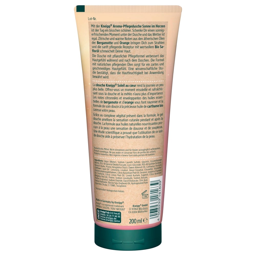 Kneipp Aroma-Pflegedusche Sonne im HERZEN 200 ml