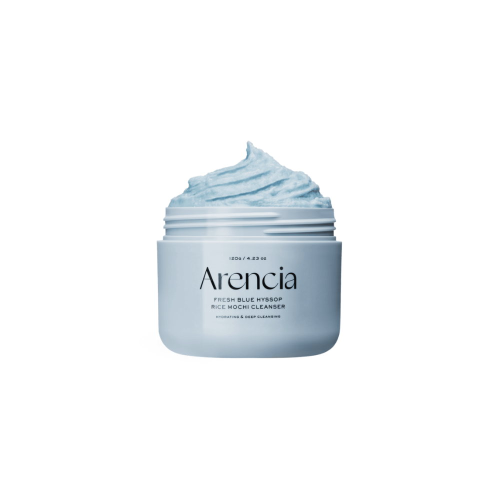 Arencia Fresh Blue Hyssop Rice Mochi Cleanser 120 g