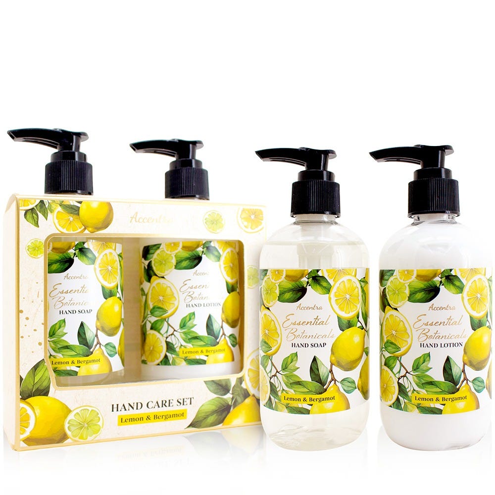 Accentra Handpflegeset Essentail BotanicalsGeschenkbox Lemon & Bergamot