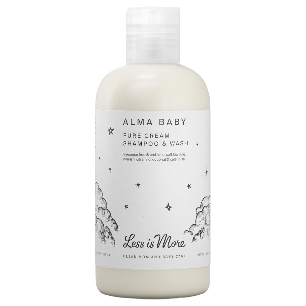Less is More Alma Baby Pure Cream Shampoo & Wash 250 ml