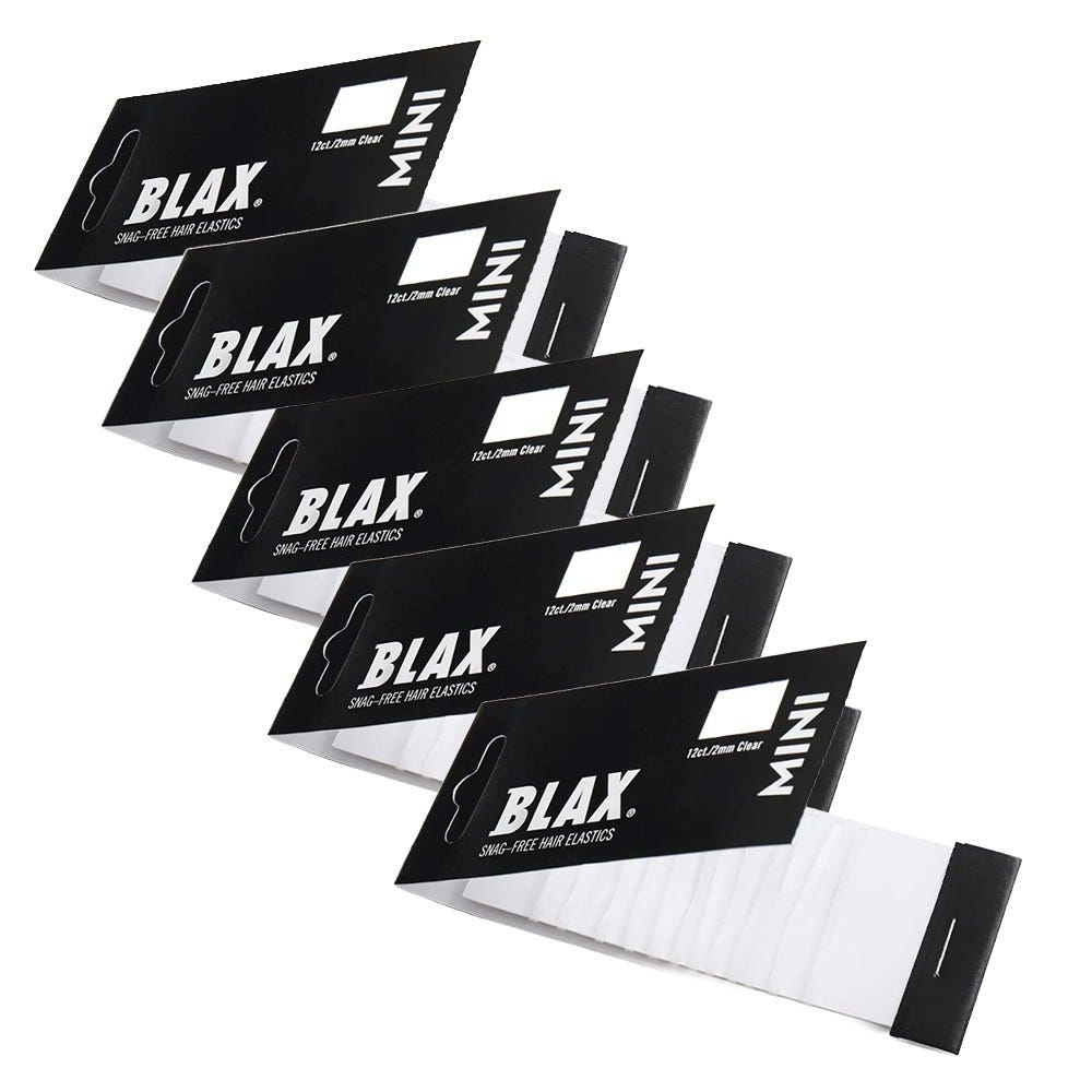 BLAX Hair elastics MINI CLEAR 5x Set Bundle