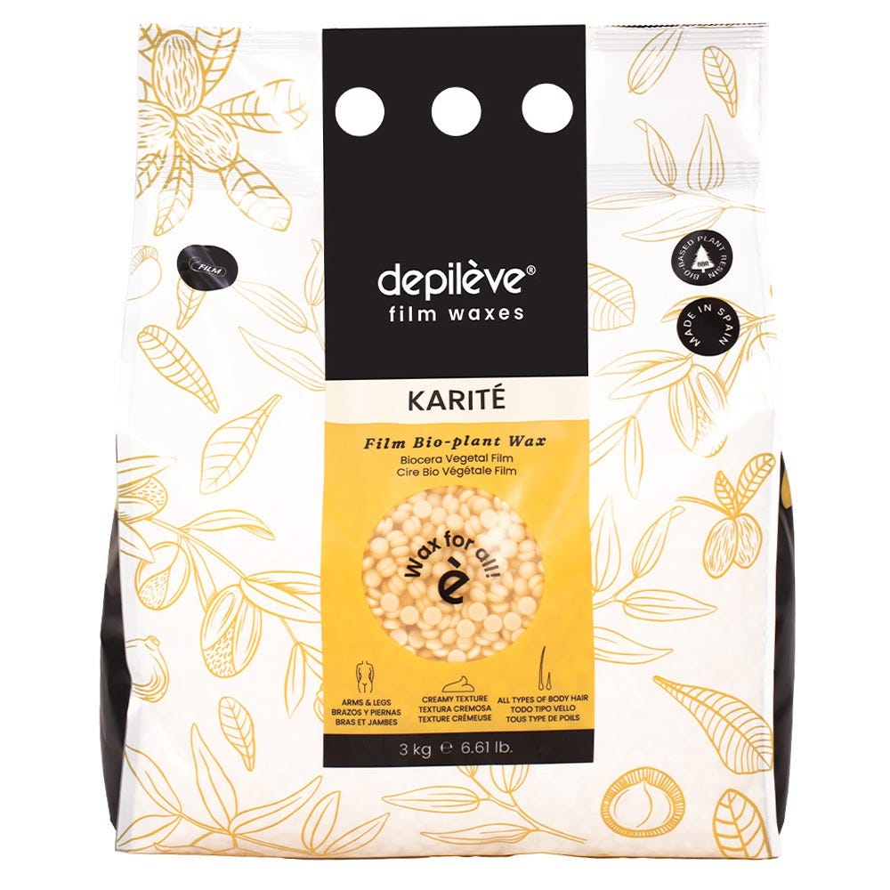 depileve KARITE BUTTER EXTRA FILM WAX PERLEN 3000 g