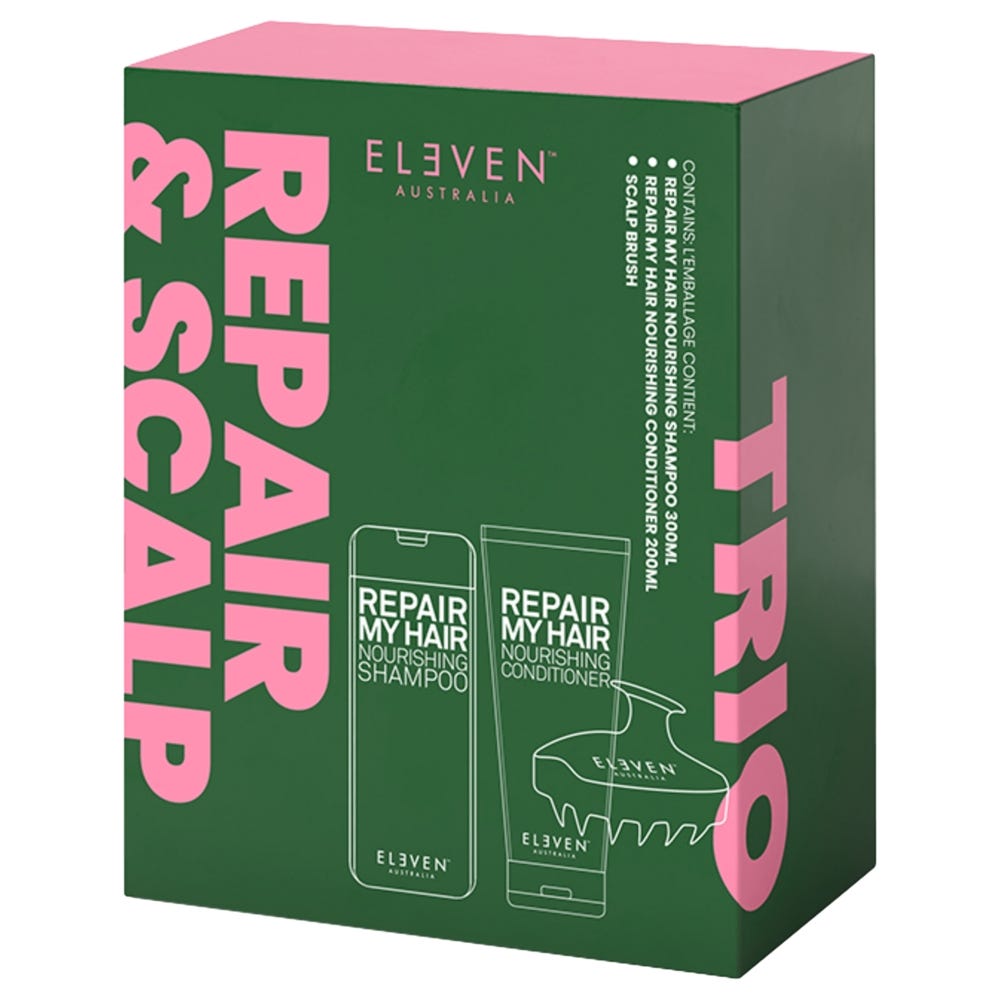 ELEVEN Repair & Scalp Brush Trio