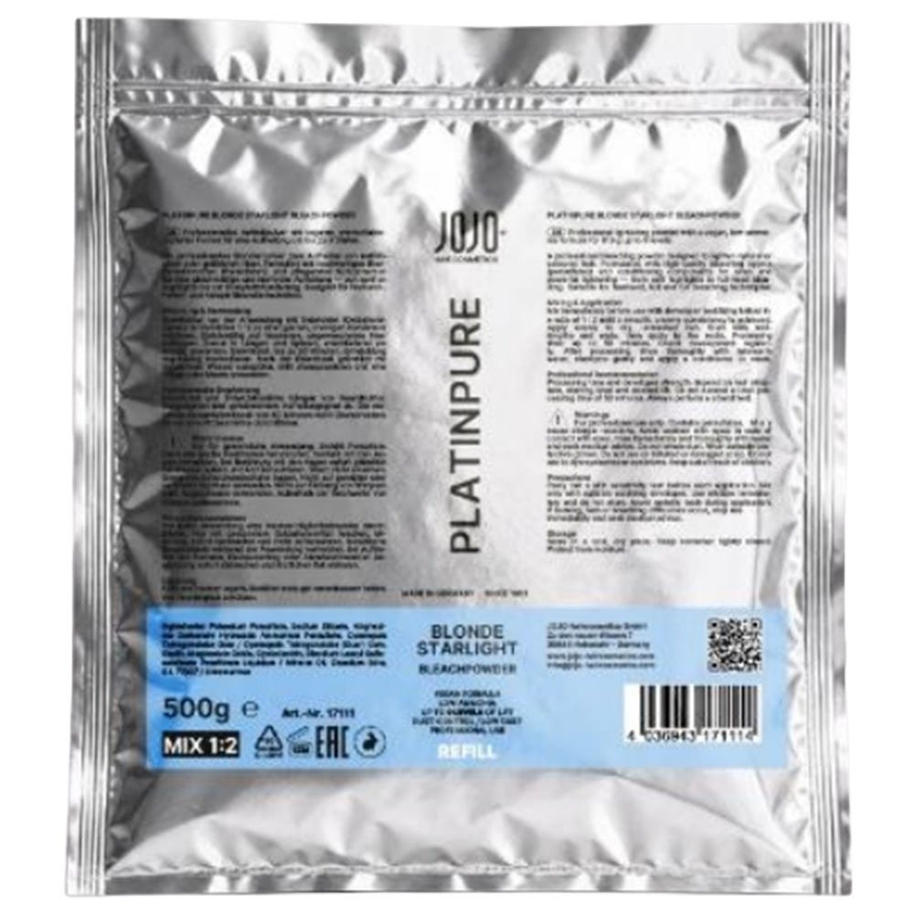 JOJO Platinpure Blonde Starlight Refill Bag Blondierpulver 500 g