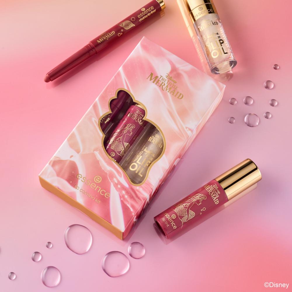 essence Disney THE LITTLE MERMAID lip combo kit