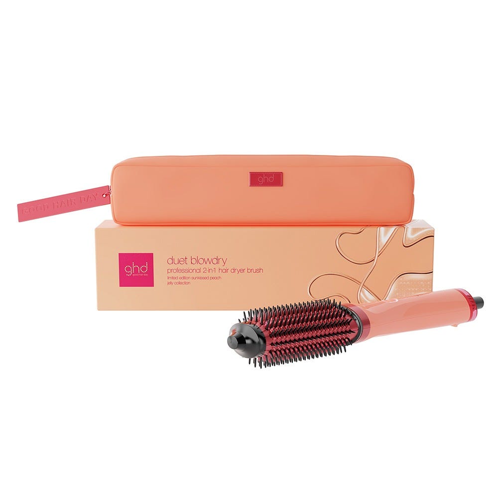ghd duet blowdry Hair Dryer Brush Sunkissed Peach 