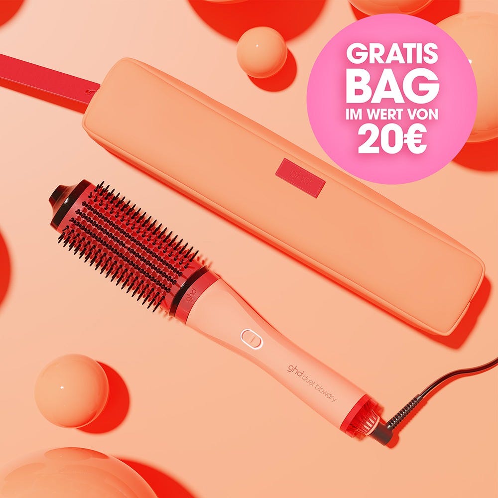 ghd duet blowdry Hair Dryer Brush Sunkissed Peach 