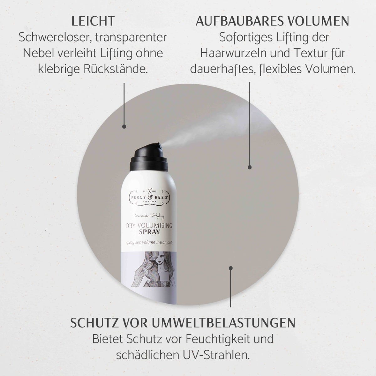 PERCY & REED SESSION STYLING Dry Instant Volumising Spray 200 ml