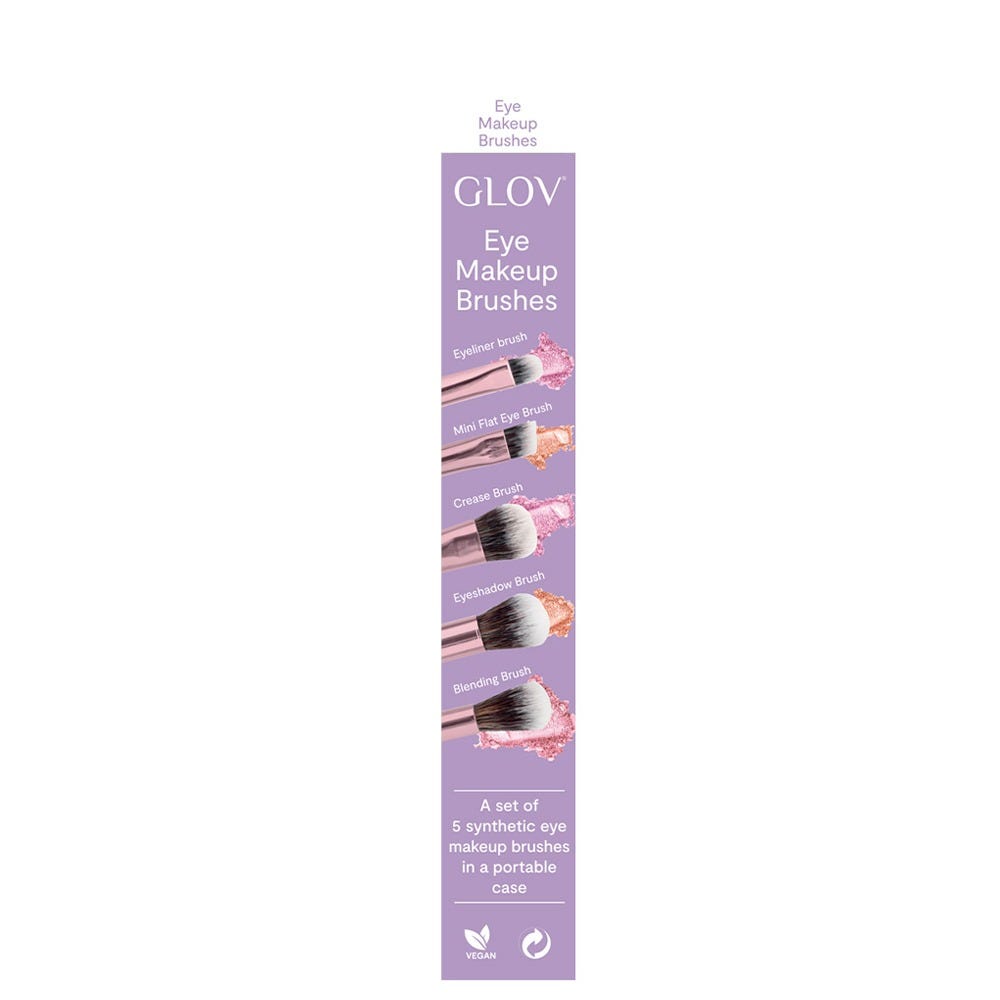 GLOV Eye Make-up Brushes Pink